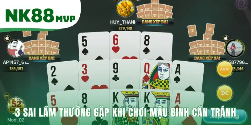 Phân tích những sai lầm thường gặp khi chơi Mậu Binh